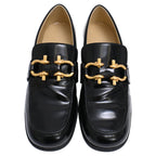 Women's Bottega Veneta Monsieur Loafers in Black Patent Leather