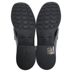 Women's Bottega Veneta Monsieur Loafers in Black Patent Leather