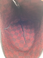 Louis Vuitton Damier Beanie in Burgundy Wool