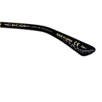 Gucci GG0595S Bamboo Round-Framed Sunglasses in Gold Metal