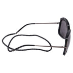 Bottega Veneta Square Sunglasses in Black Metal