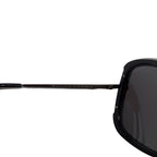 Bottega Veneta Square Sunglasses in Black Metal