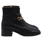 Women's See by Chloé Mahe Ankle Boots in Black Leather