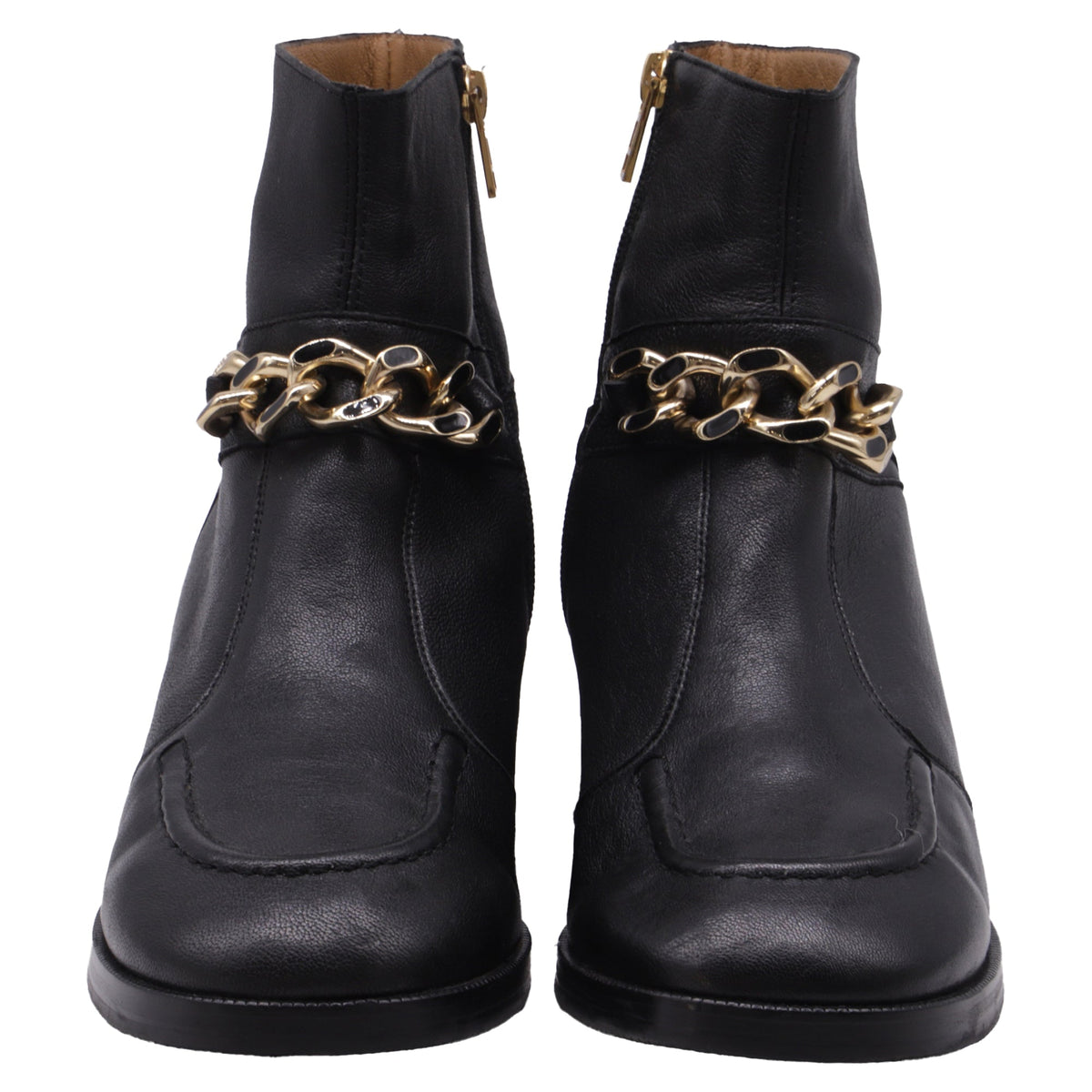 Women's See by Chloé Mahe Ankle Boots in Black Leather