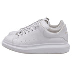 Men's Alexander McQueen Oversized Platform Sneakers in White Leather