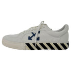 Women's Off-White Vulcanized Eco Sneakers in White Canvas