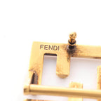 Fendi FF Logo Reversible Leather Canvas Belt