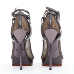 Women's Lanvin 2011 Fishnet Mesh Pin Heels