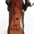 Women's Lanvin 2011 Fishnet Mesh Pin Heels