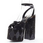 Women's Saint Laurent Paige Patchwork Stud Sandals