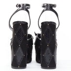 Women's Saint Laurent Paige Patchwork Stud Sandals
