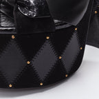 Women's Saint Laurent Paige Patchwork Stud Sandals
