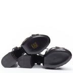 Women's Saint Laurent Paige Patchwork Stud Sandals