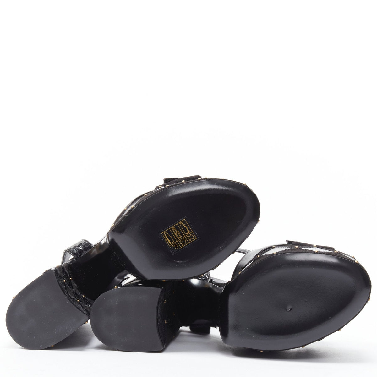 Women's Saint Laurent Paige Patchwork Stud Sandals