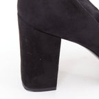Women's Saint Laurent Suede Leather Mary Jane Pumps