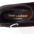 Women's Saint Laurent Suede Leather Mary Jane Pumps
