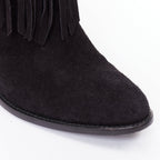Women's Saint Laurent Curtis Suede Western Boots