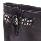 Women's Christian Louboutin Studded Wedged Boots