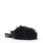 Women's Chanel Lamb Fur Fluffy Slippers