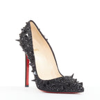 Women's Christian Louboutin Crystal Spike Pumps