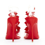 Women's Christian Louboutin PVC Grosgrain Heels