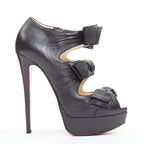 Women's Christian Louboutin Bow Platform Heels