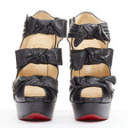 Women's Christian Louboutin Bow Platform Heels
