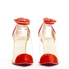 Women's Christian Louboutin Suede PVC Pump
