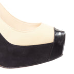 Women's Christian Louboutin Suede Platform Pumps