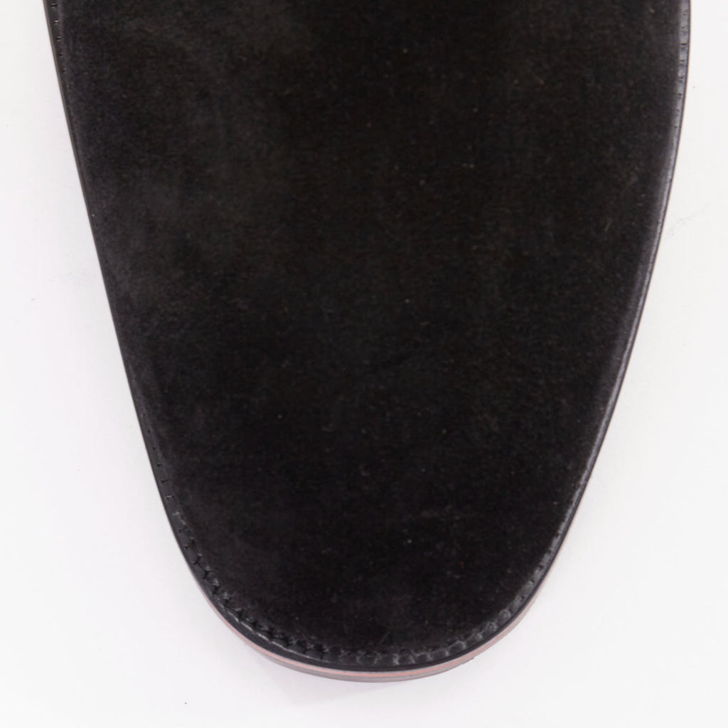 Men's Christian Louboutin Suede Lug Sole Boots