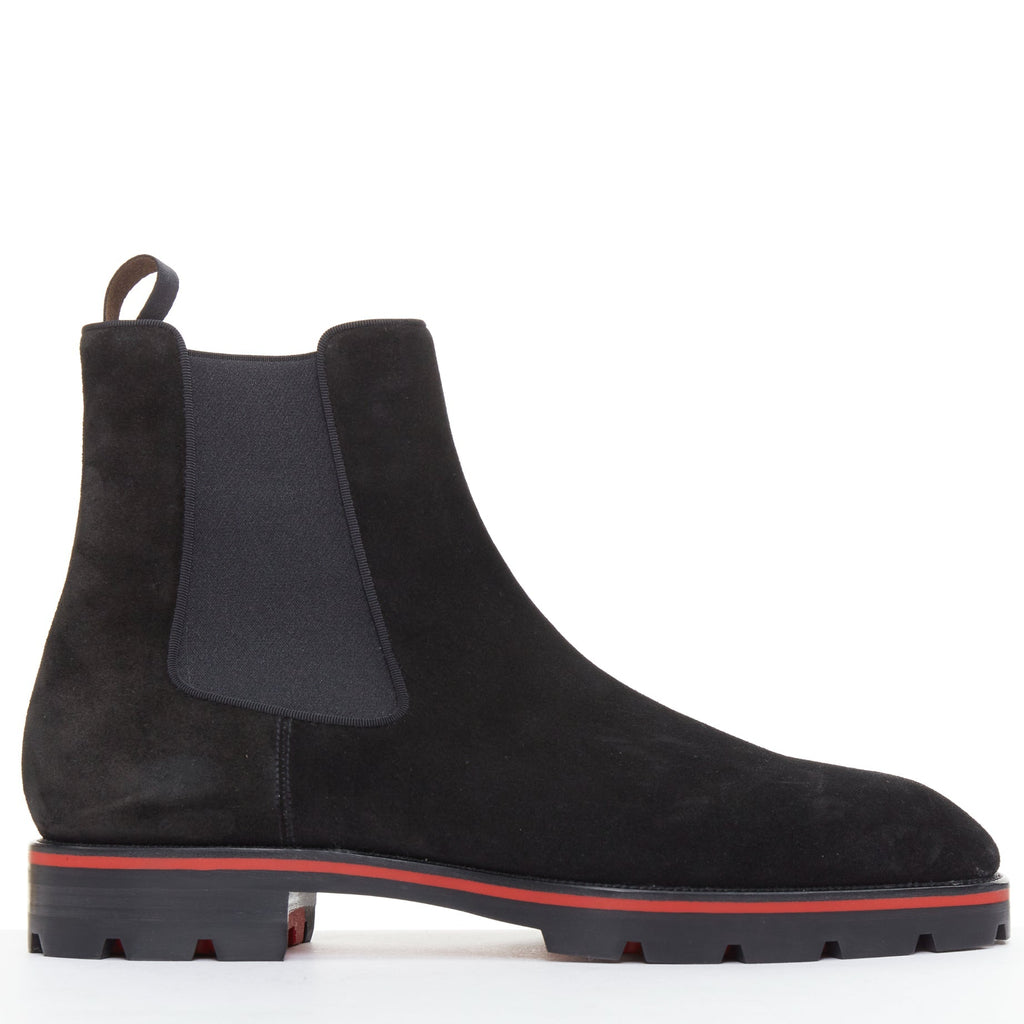 Men's Christian Louboutin Suede Boots
