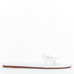 Women's Hermes Leather Flat Sandal Slippers