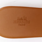 Women's Hermes Leather Flat Sandal Slippers