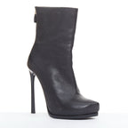 Women's Lanvin Leather Stiletto Ankle Boots