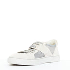 Women's Chanel Mesh Suede Panel Sneakers