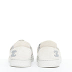 Women's Chanel Mesh Suede Panel Sneakers