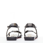 Women's Christian Louboutin Leather Studded Sandals