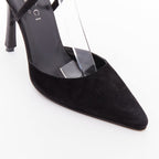 Women's Gucci Tom Ford Suede ID Plate Pumps