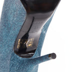 Women's Balenciaga Knife Denim Pointy Boots