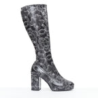Women's Chanel 2023 Dotted Logo Tall Boots