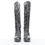 Women's Chanel 2023 Dotted Logo Tall Boots