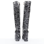 Women's Chanel 2023 Dotted Logo Tall Boots