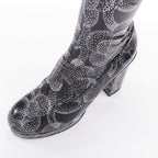Women's Chanel 2023 Dotted Logo Tall Boots