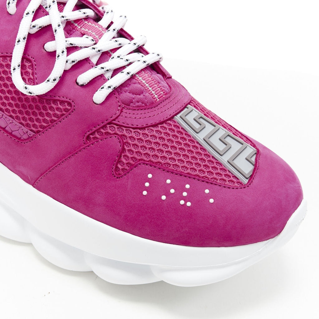 Men's Versace Chain Reaction Pink Sneakers