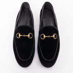 Women's Gucci Jordaan Velvet Horsebit Loafers