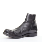 Men's Prada Leather Rear Buckle Ankle Boots