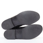 Men's Prada Leather Rear Buckle Ankle Boots