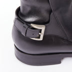 Men's Prada Leather Rear Buckle Ankle Boots