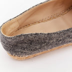 Women's Chanel Wool Felt Velvet Espadrilles