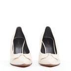 Women's The Row Leather Soft Calf Spool Heel Pumps
